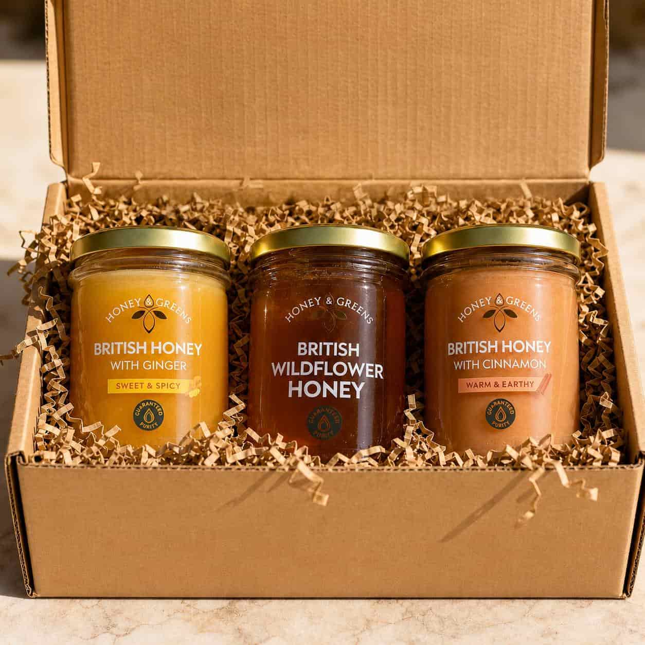 Finished honey jar