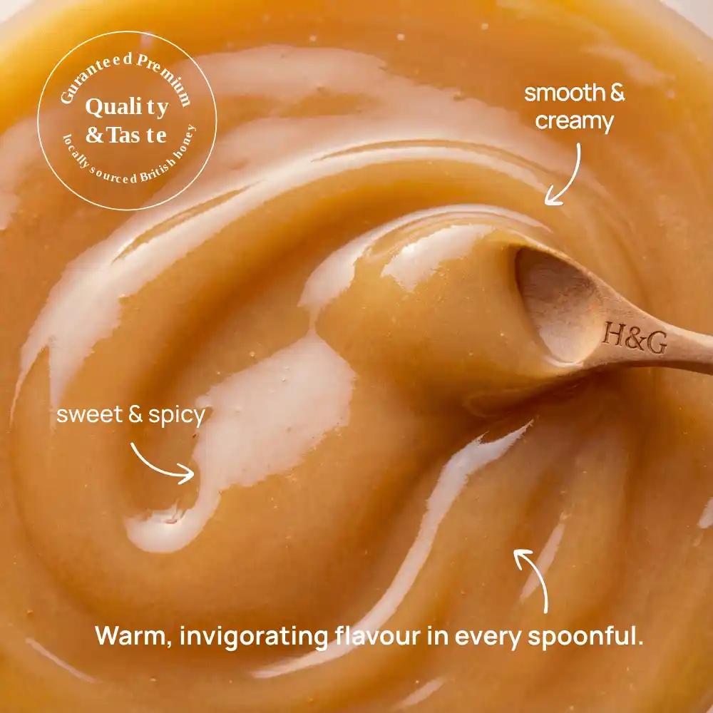 Bold, warming, revitalising, honey texture