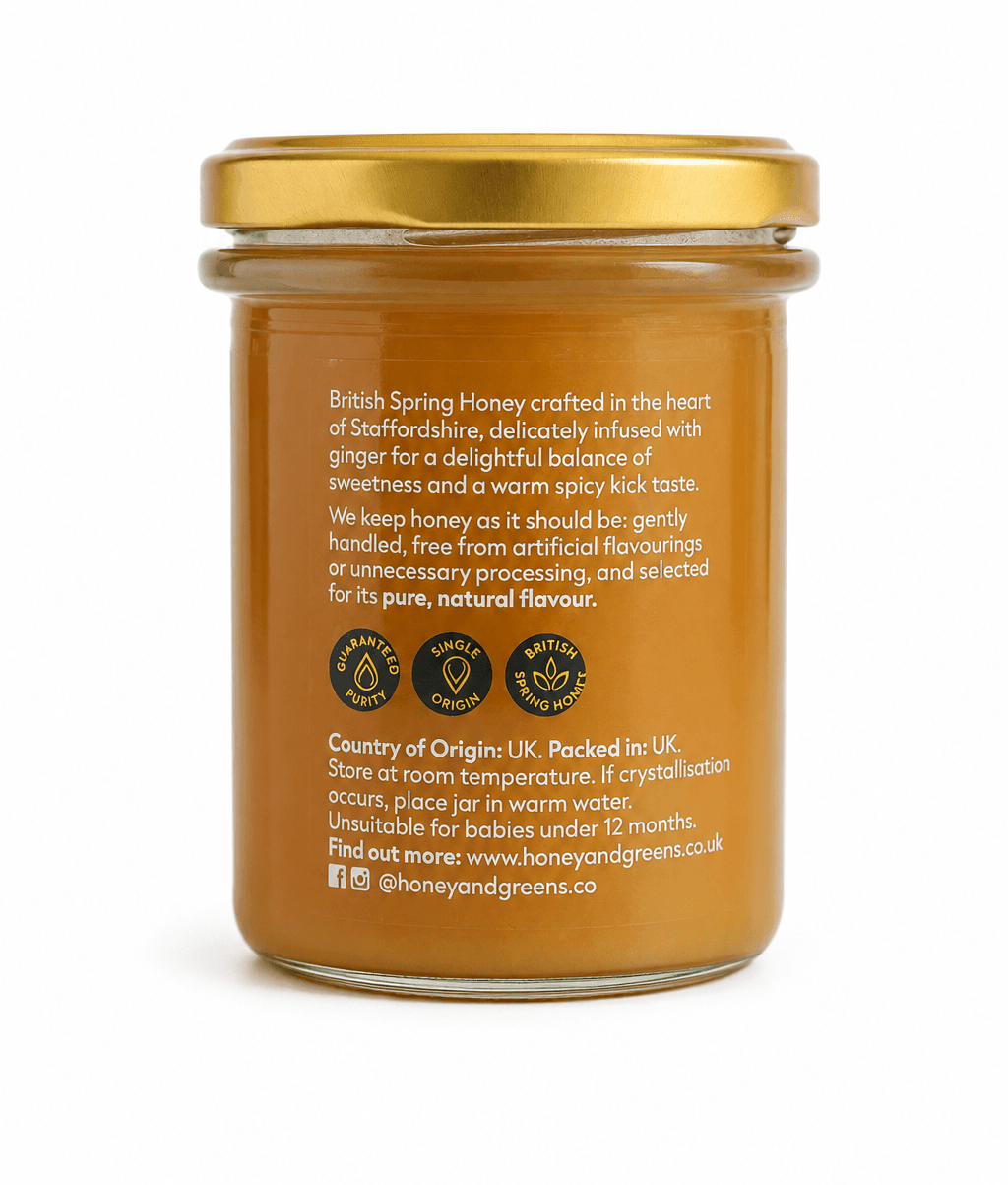 Labelling a honey jar